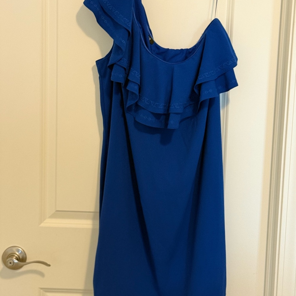 NWOT apt.9 dress one shoulder/ruffle details - Picture 4 of 13